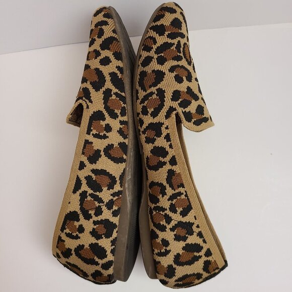 Me Too Leopard Print Ballet Flats Shoes Womens Size 7.5 - Picture 9 of 11